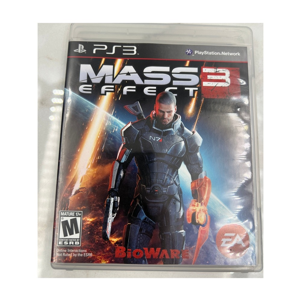 Mass Effect 3 PS3 Sony PlayStation 3 BioWare EA Action RPG Video Game Complete